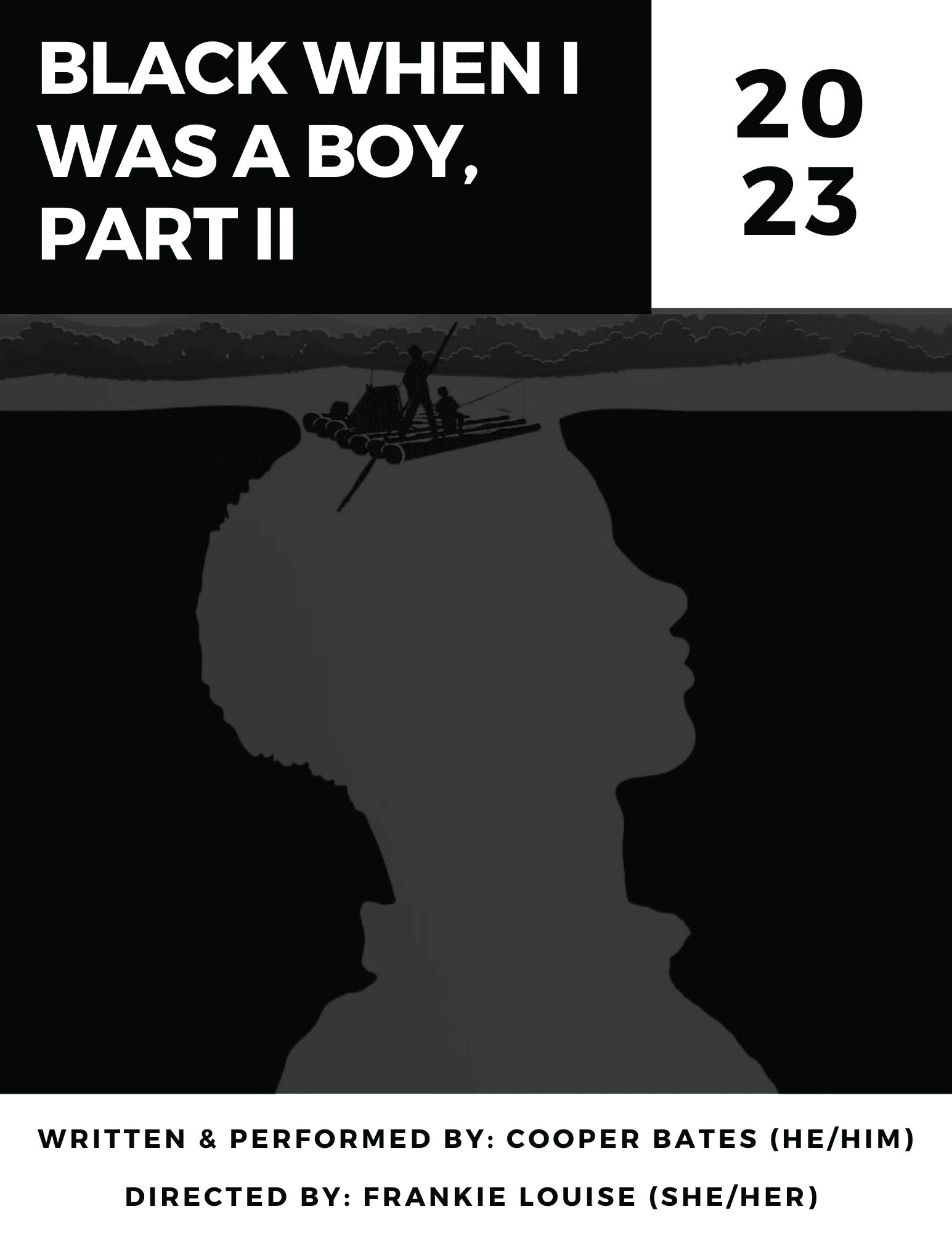 Cooper Bates Playbill - Cover Option #1 2